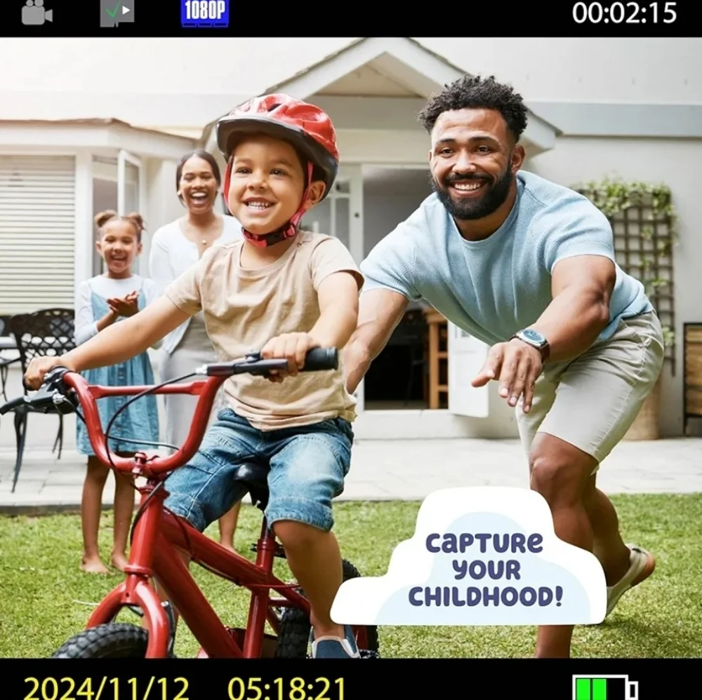 Bluey Digital Camera with SD Card For Kids with Video Recording And Games